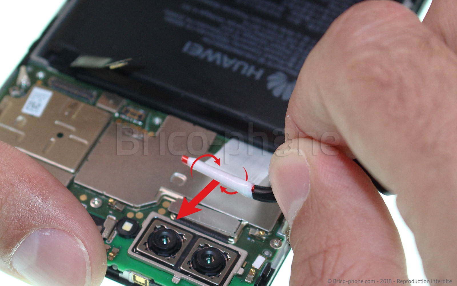 Changement de batterie sur Honor View 10 photo 3