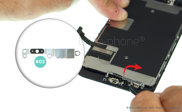 Changement d'écran (vitre+LCD) sans éléments prémontés sur iPhone 8 photo 2