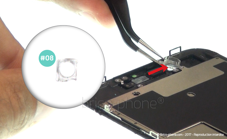 Changement d'écran (vitre+LCD) sans éléments prémontés sur iPhone 8 photo 1