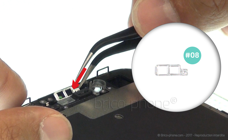 Changement d'écran (vitre+LCD) sans éléments prémontés sur iPhone 8 photo 2