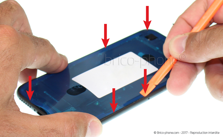 Changement d'écran (vitre+LCD) sans éléments prémontés sur iPhone 8 photo 2