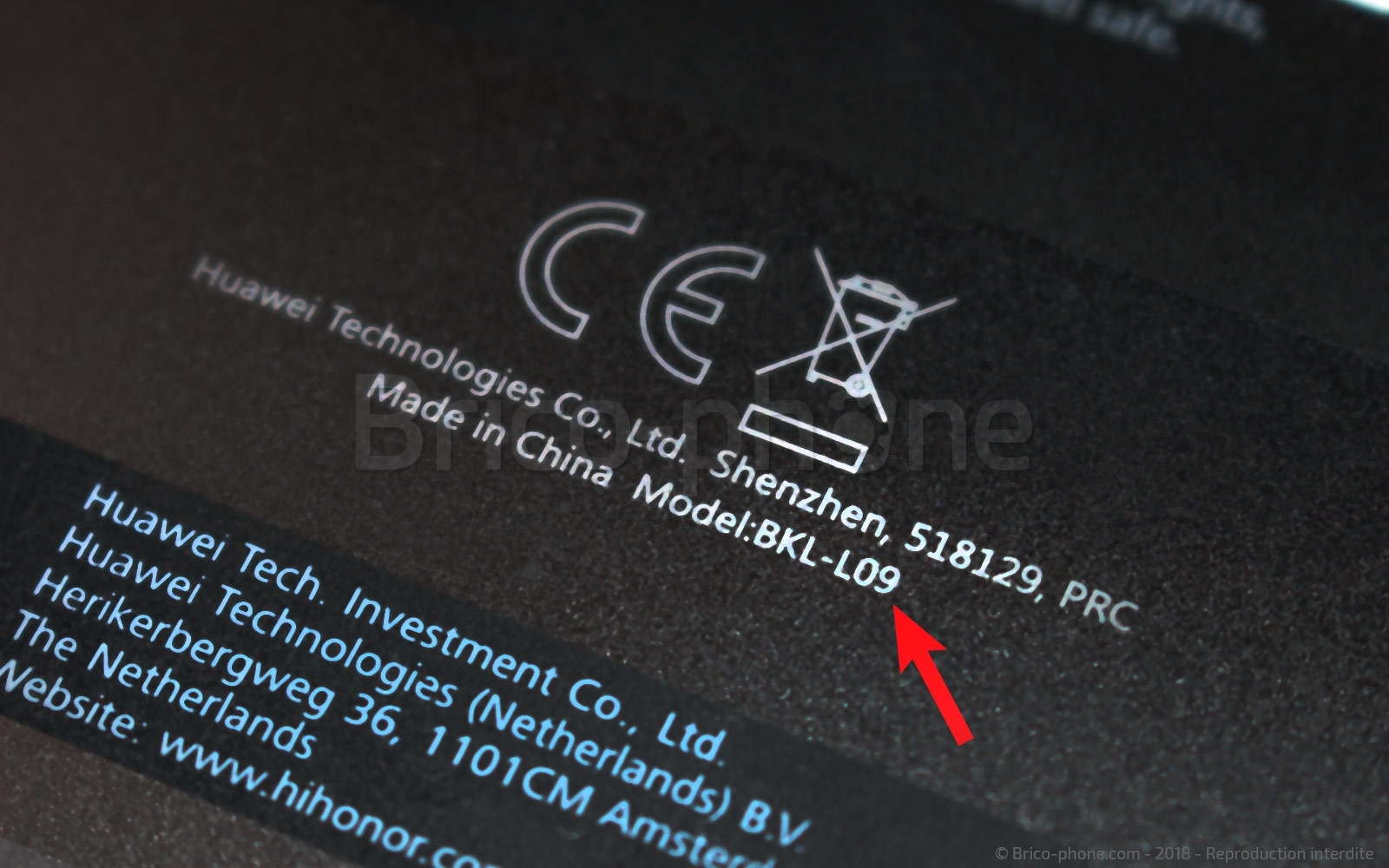 Changement du vibreur sur Honor View 10 photo 1
