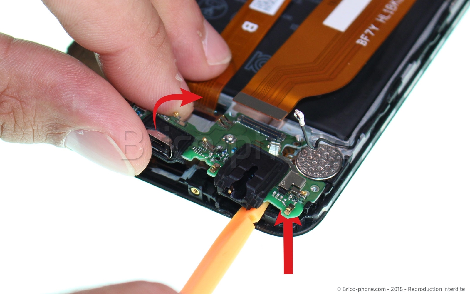 Changement du vibreur sur Honor View 10 photo 1