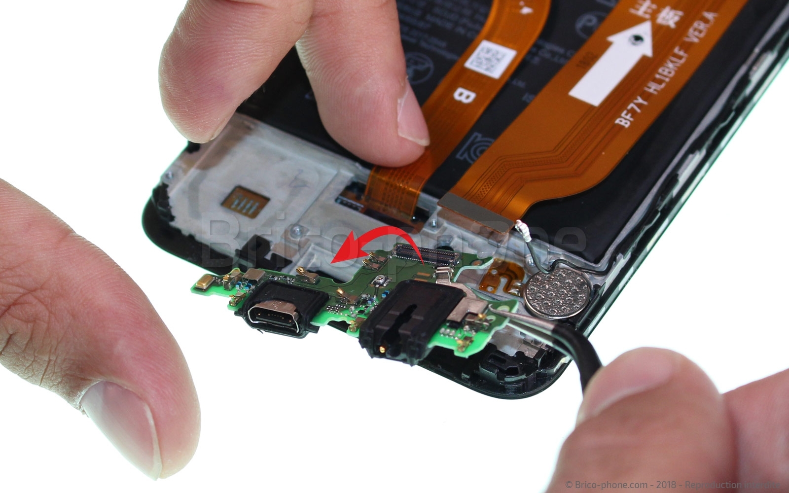 Changement du vibreur sur Honor View 10 photo 2