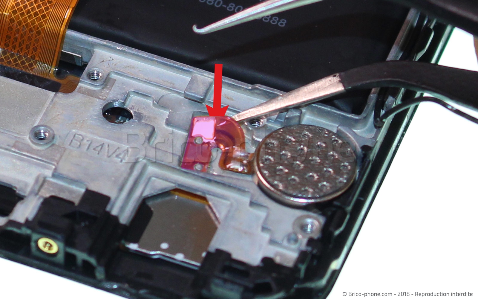 Changement du vibreur sur Honor View 10 photo 1