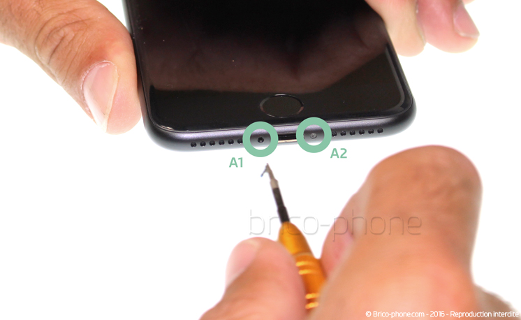 Retrait de la carte mère pour effectuer une réparation ou une désoxydation sur iPhone 7 photo 1