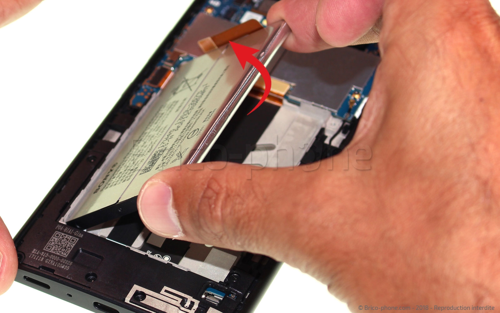 Changement de batterie sur Xperia L2 - L2 Dual photo 3