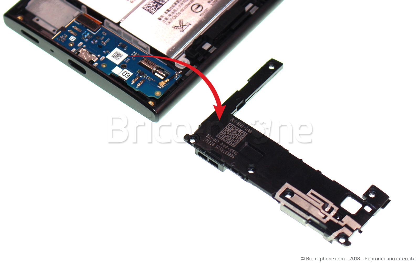 Changement du connecteur de charge sur Xperia L2 - L2 Dual photo 3