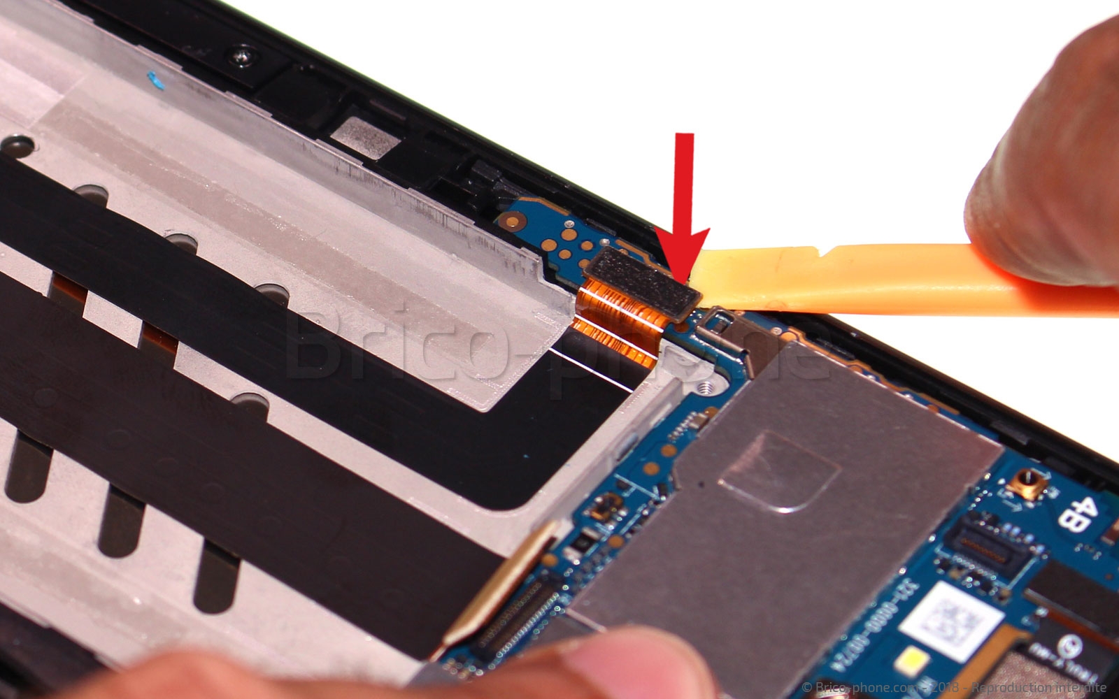 Changement d'écran (vitre+LCD) sur Xperia L2 - L2 Dual photo 3