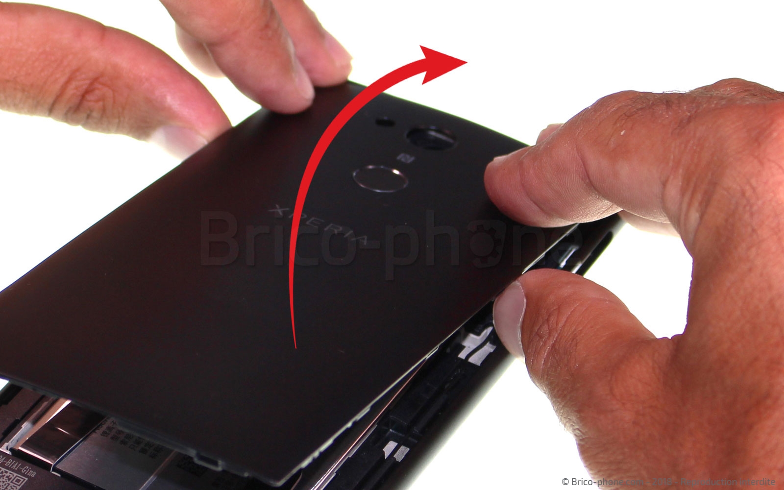 Changement de nappe interconnexion sur Xperia L2 - L2 Dual photo 1
