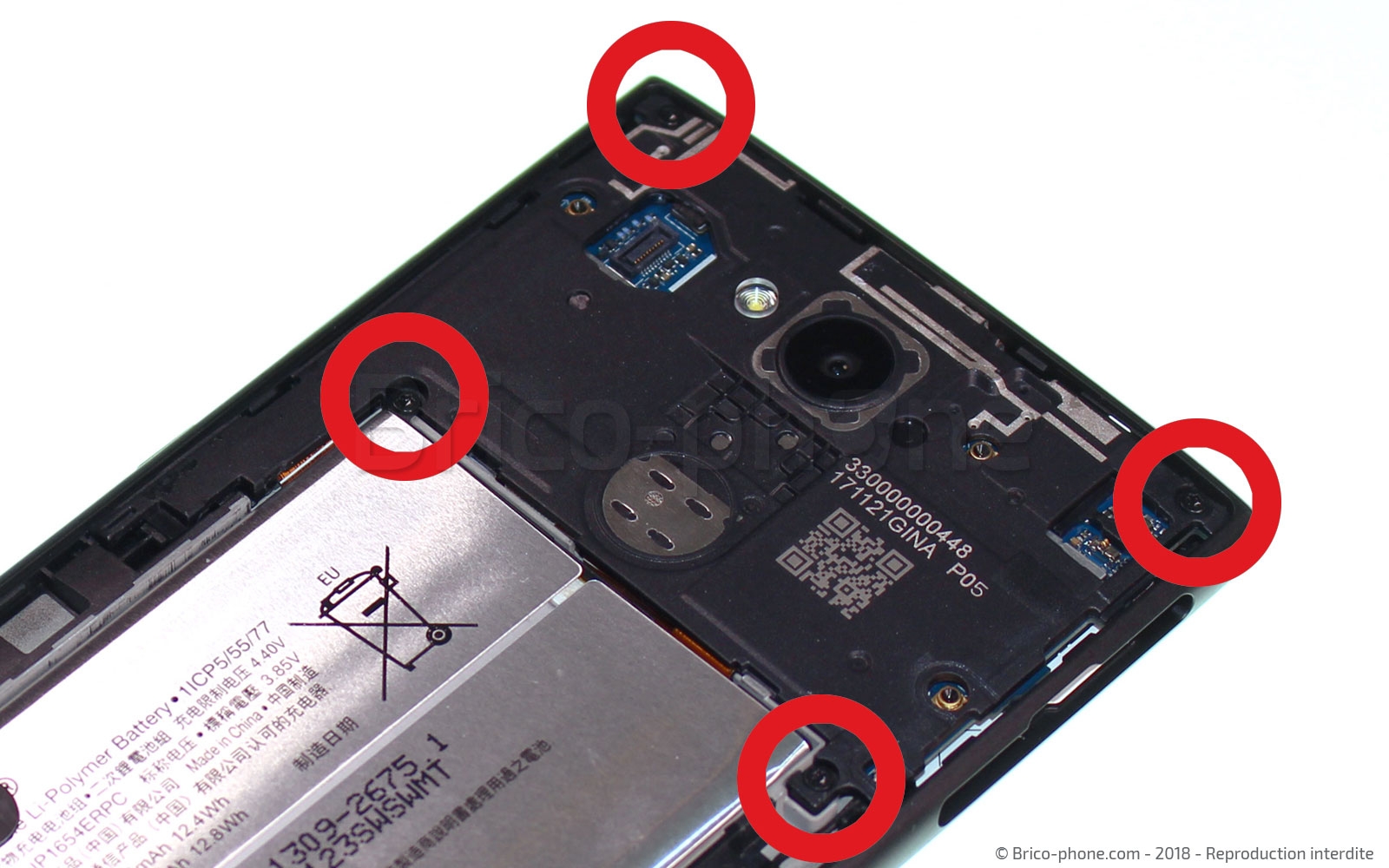 Changement de nappe interconnexion sur Xperia L2 - L2 Dual photo 1