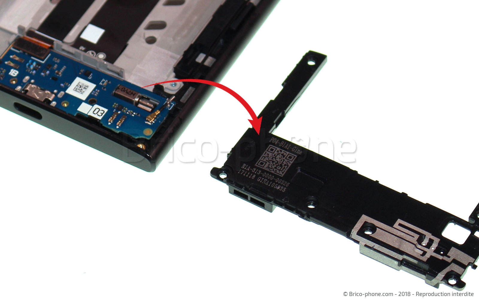Changement de nappe interconnexion sur Xperia L2 - L2 Dual photo 4