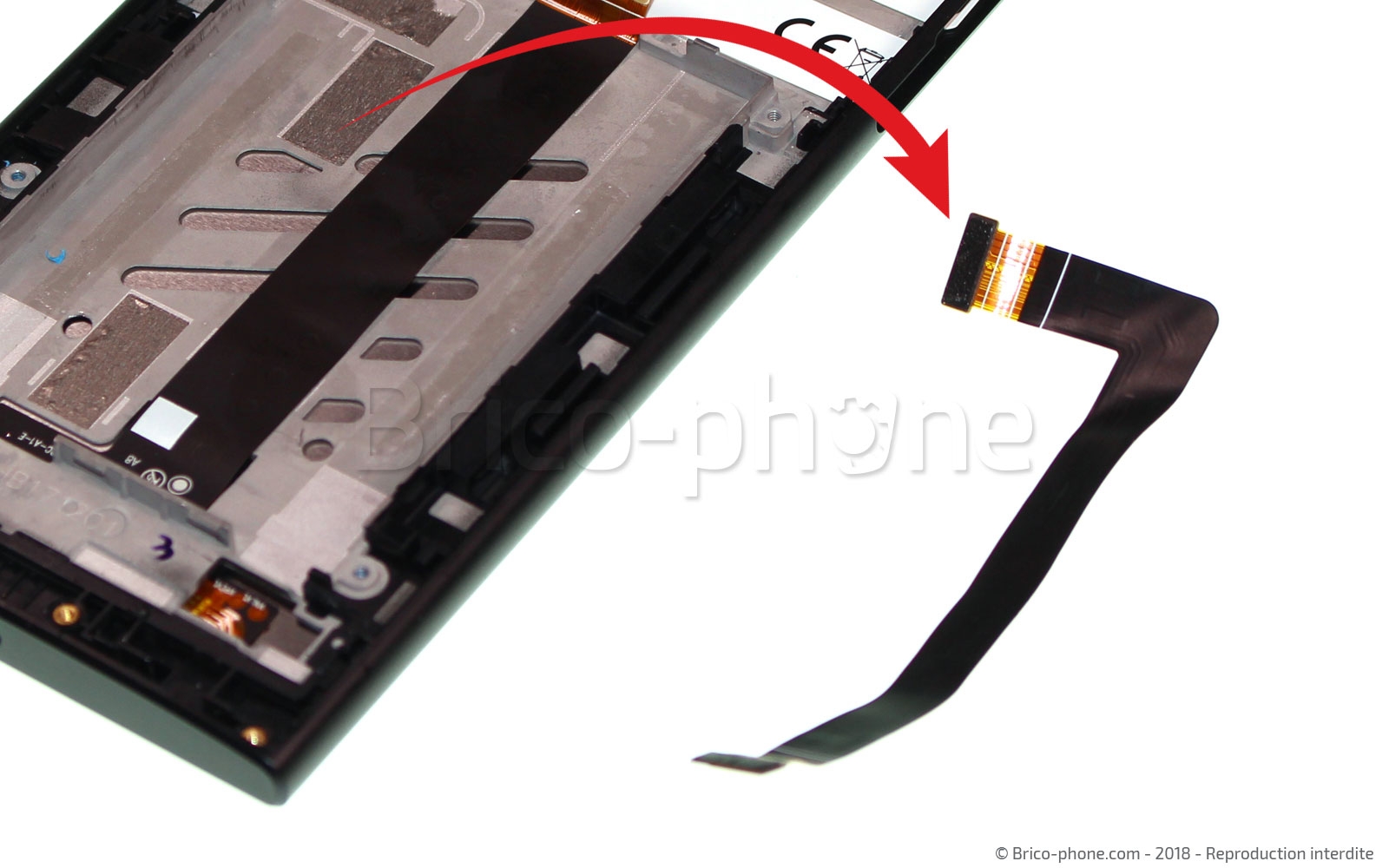 Changement de nappe interconnexion sur Xperia L2 - L2 Dual photo 4