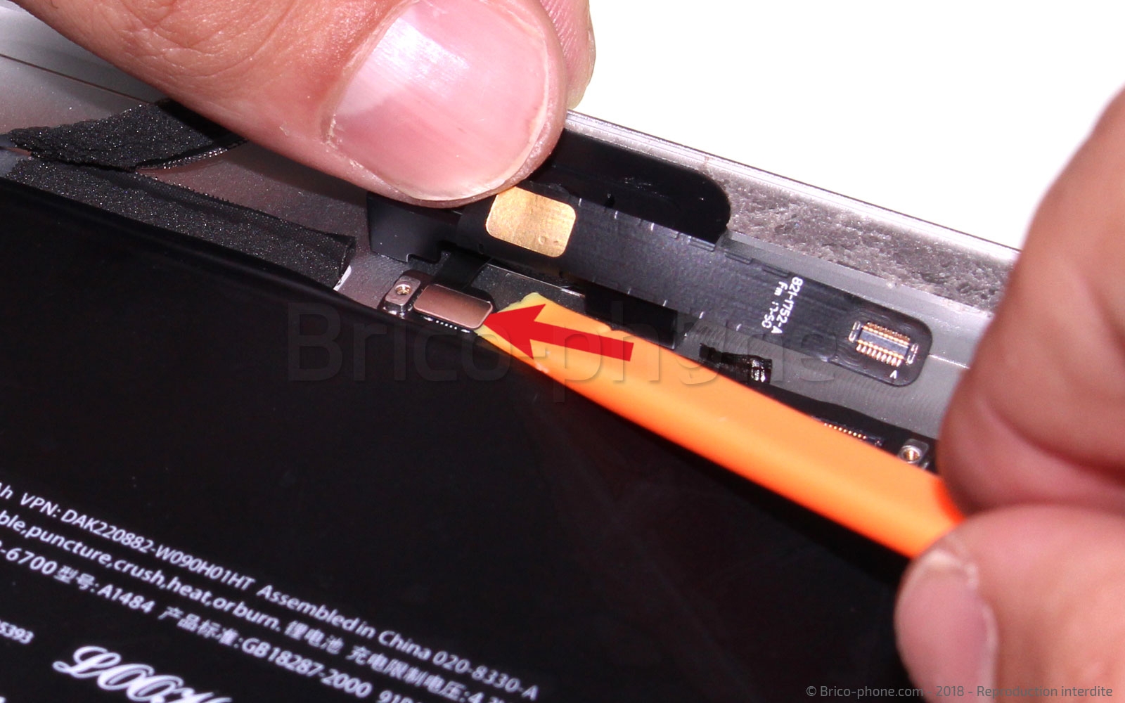 Changement de batterie sur iPad 6 2018 photo 3