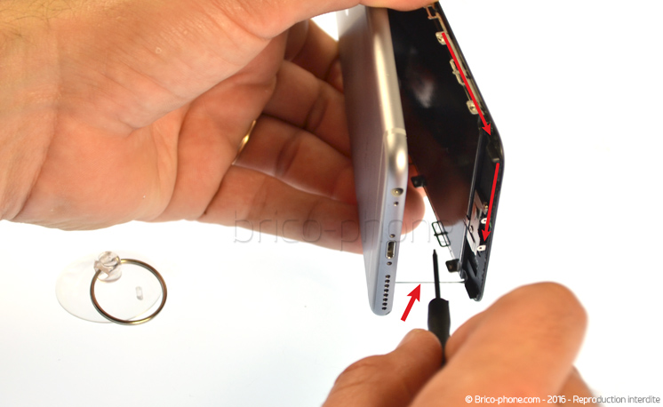 Changement d'écran (vitre+LCD) sans éléments prémontés sur iPhone 6S Plus photo 1