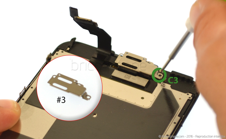 Changement d'écran (vitre+LCD) sans éléments prémontés sur iPhone 6S Plus photo 1