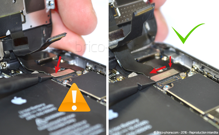 Changement d'écran (vitre+LCD) sans éléments prémontés sur iPhone 6S Plus photo 1