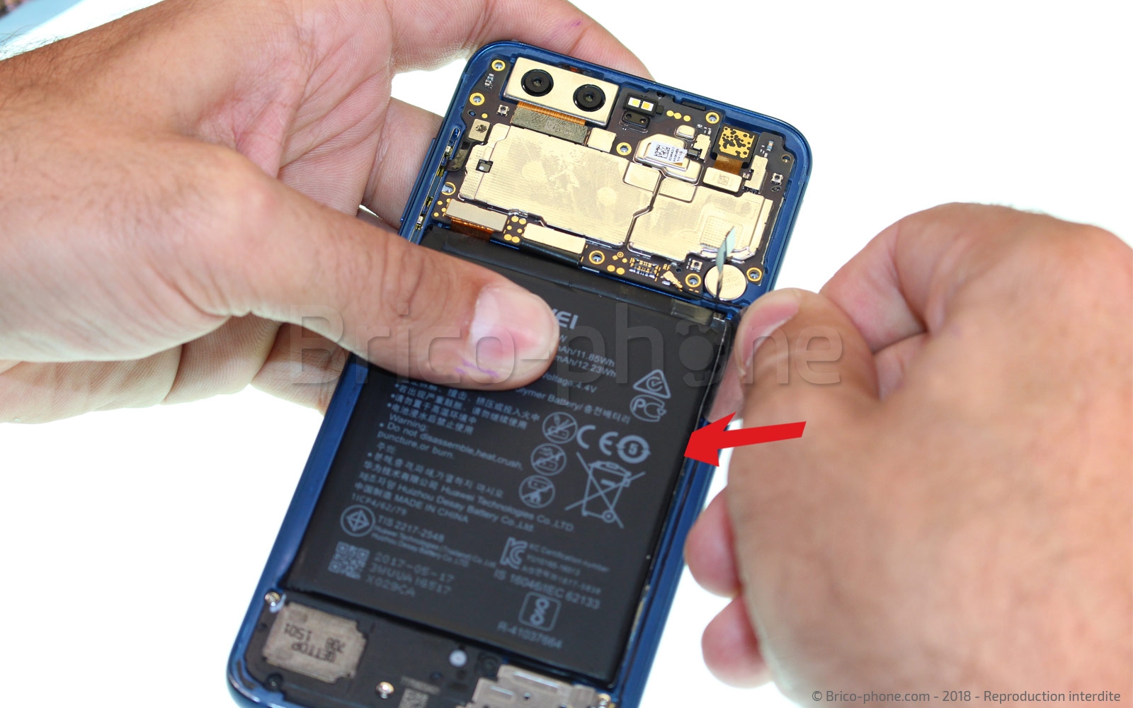 Changement d'écran (vitre+LCD) sur Honor 9 photo 1