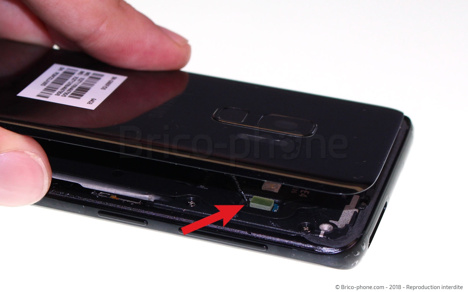 Changement de double caméra avant sur Galaxy S9 photo 1