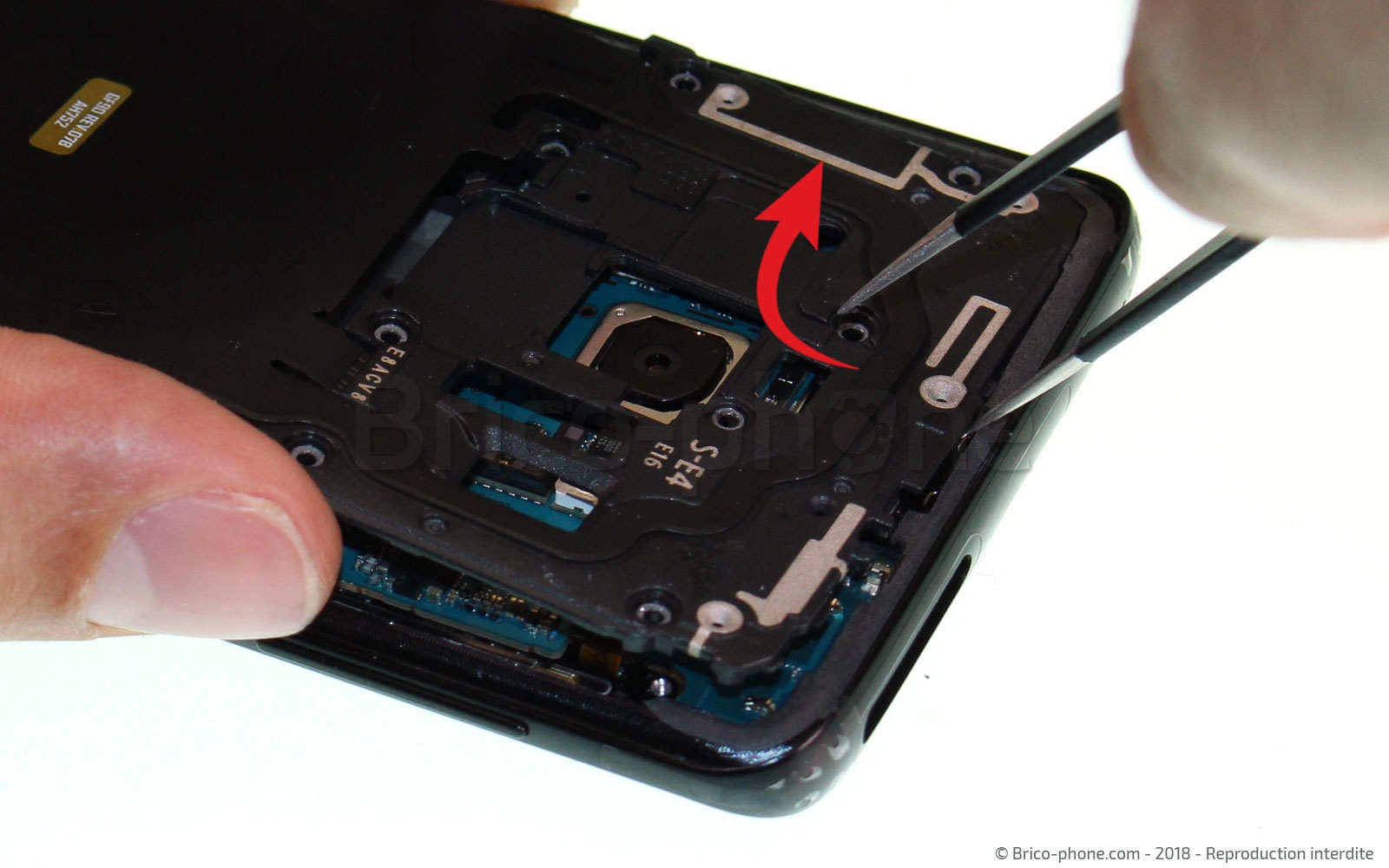 Changement de double caméra avant sur Galaxy S9 photo 3