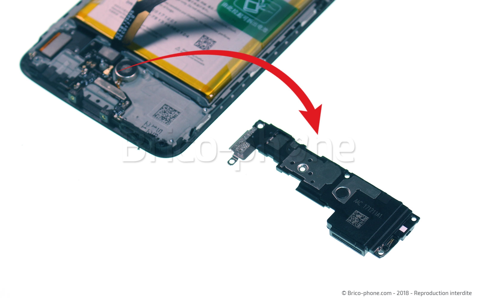 Changement d'écran (vitre+LCD) sur OnePlus 5T photo 4