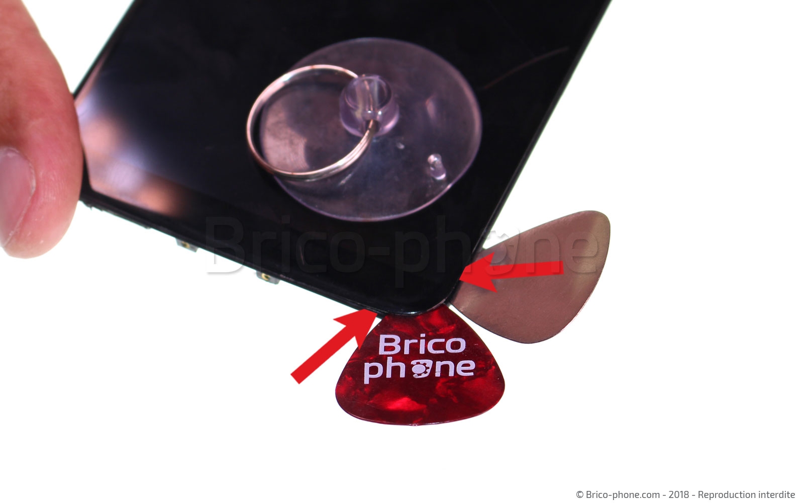 Changement d'écran (vitre+LCD) sur OnePlus 5T photo 3