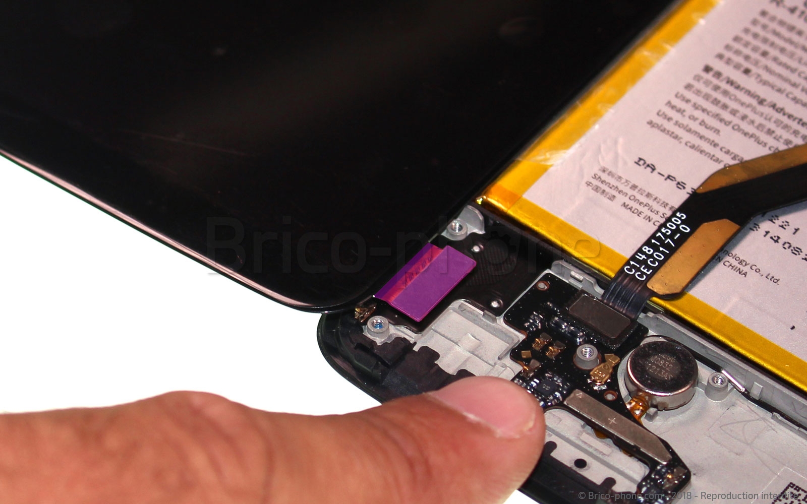Changement d'écran (vitre+LCD) sur OnePlus 5T photo 1
