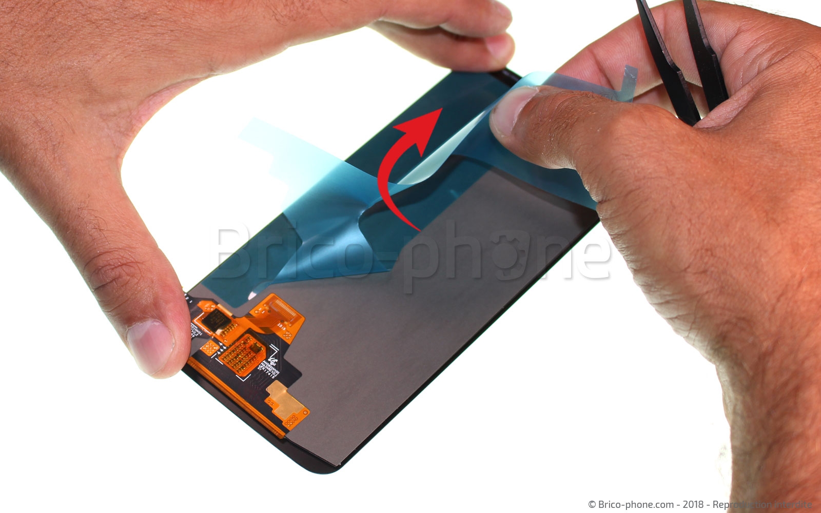 Changement d'écran (vitre+LCD) sur OnePlus 5T photo 2