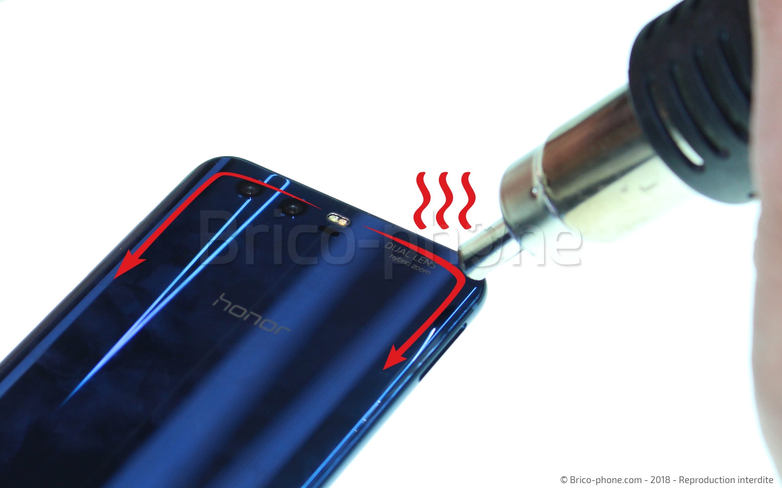 Changement de batterie sur Honor 9 photo 1