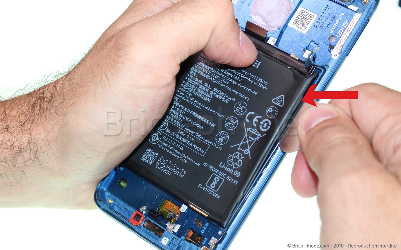 Changement de batterie sur Honor 9 photo 1