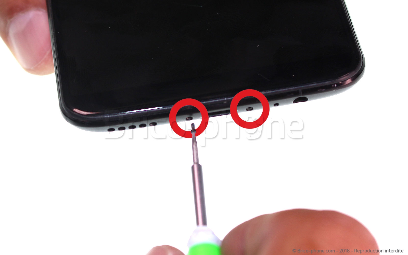 Changement du connecteur de charge et prise Jack sur OnePlus 5T photo 1