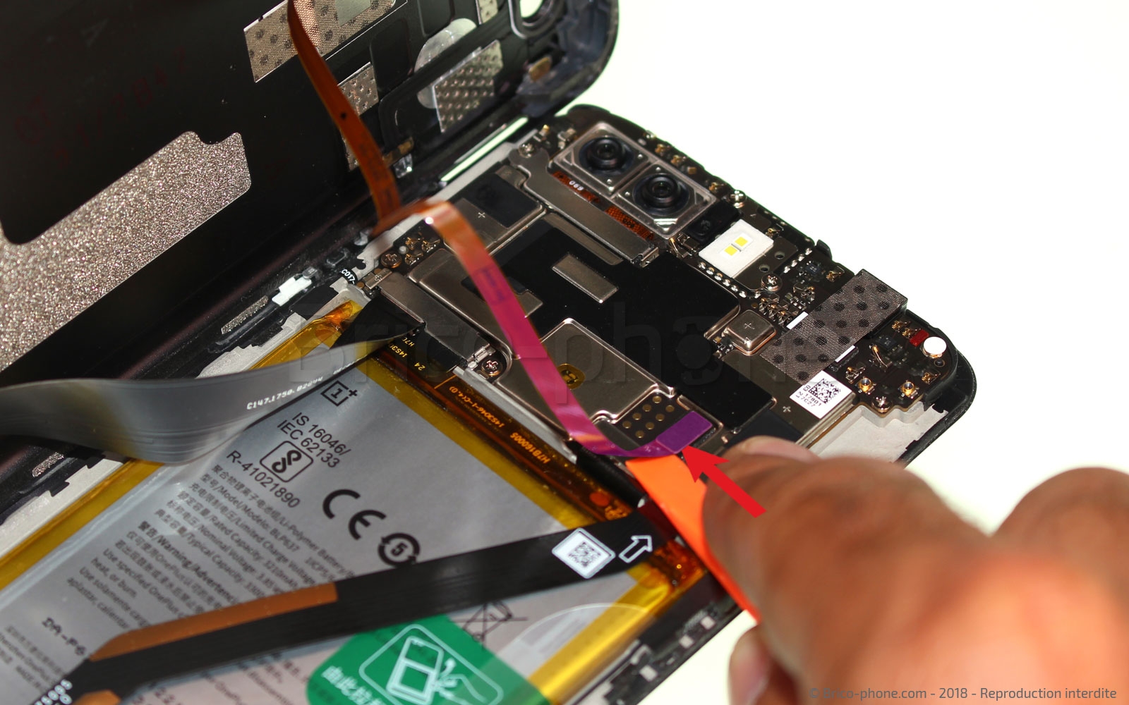 Changement du connecteur de charge et prise Jack sur OnePlus 5T photo 1