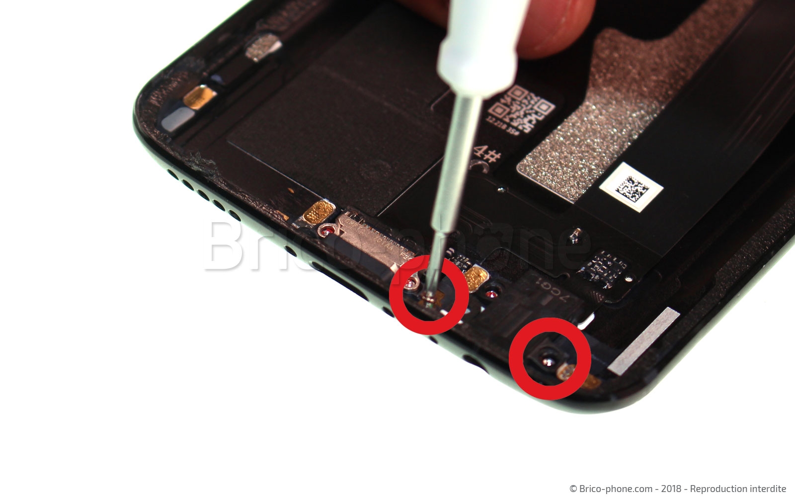 Changement du connecteur de charge et prise Jack sur OnePlus 5T photo 2