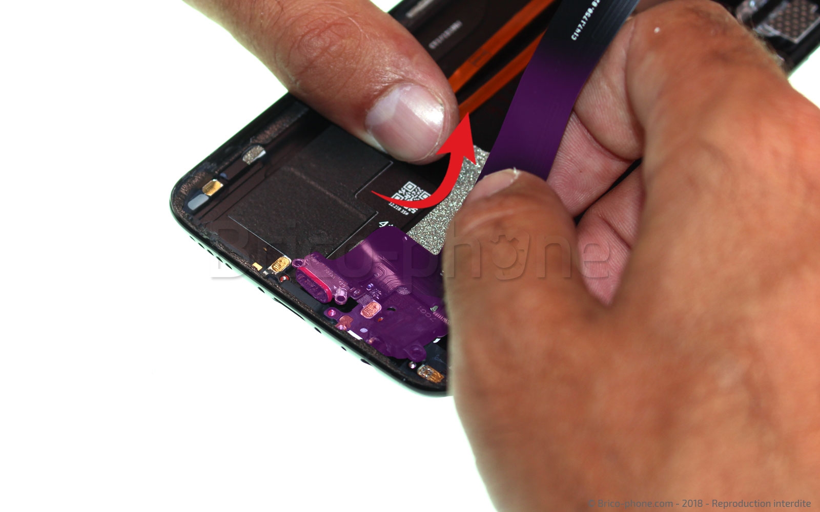 Changement du connecteur de charge et prise Jack sur OnePlus 5T photo 3