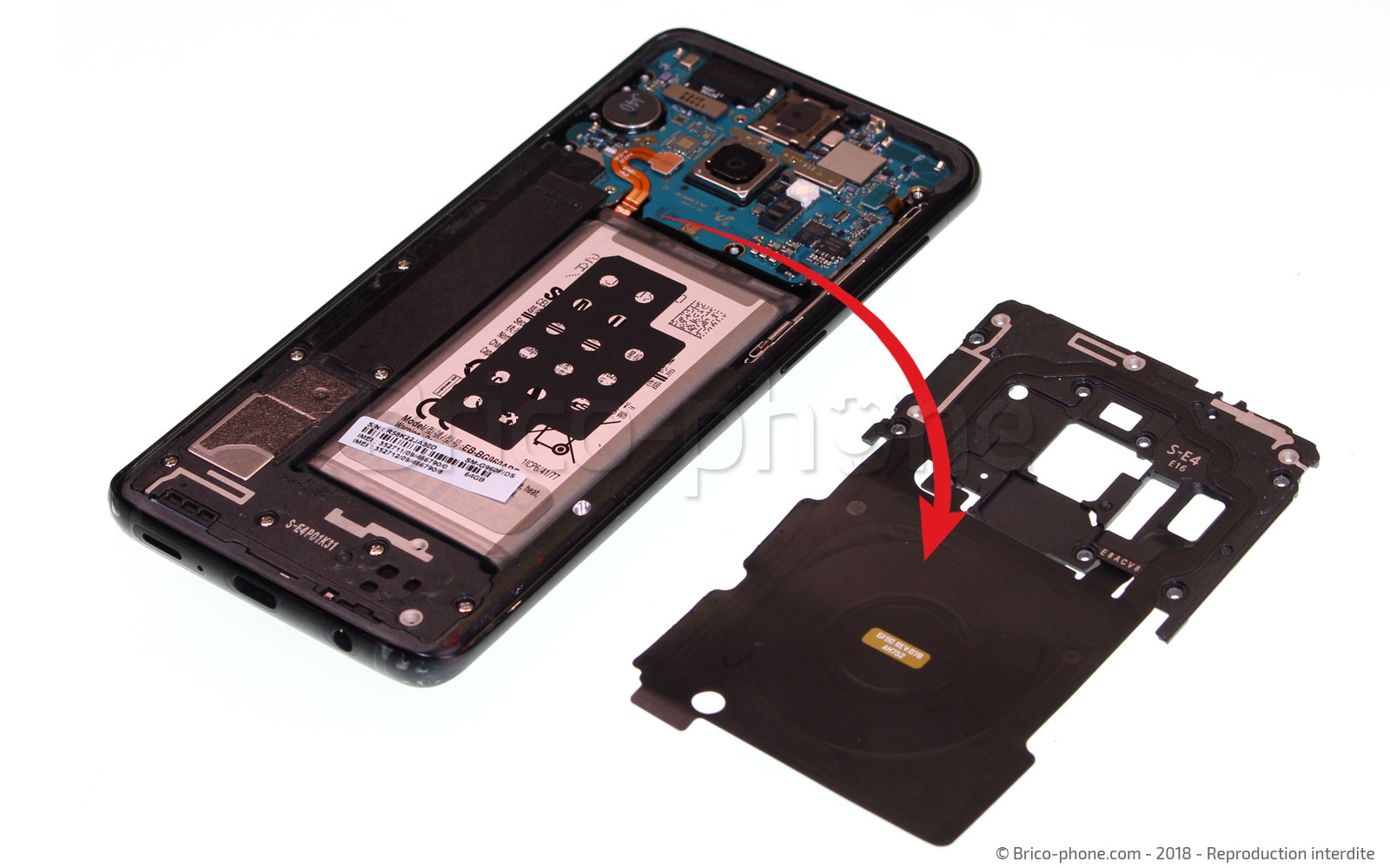 Changement de batterie sur Galaxy S9 photo 4
