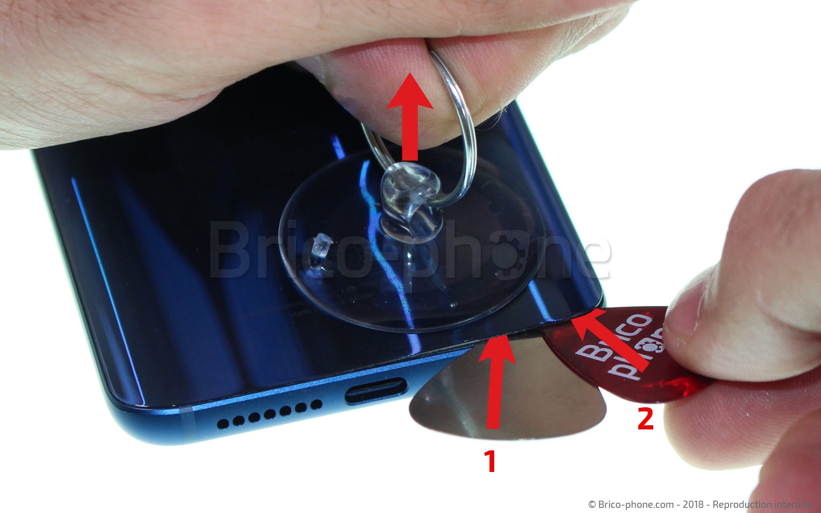 Changement du connecteur de charge sur Honor 9 photo 2