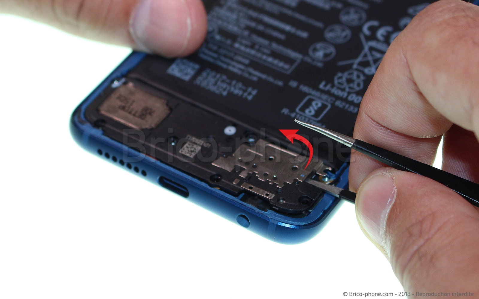 Changement du connecteur de charge sur Honor 9 photo 2