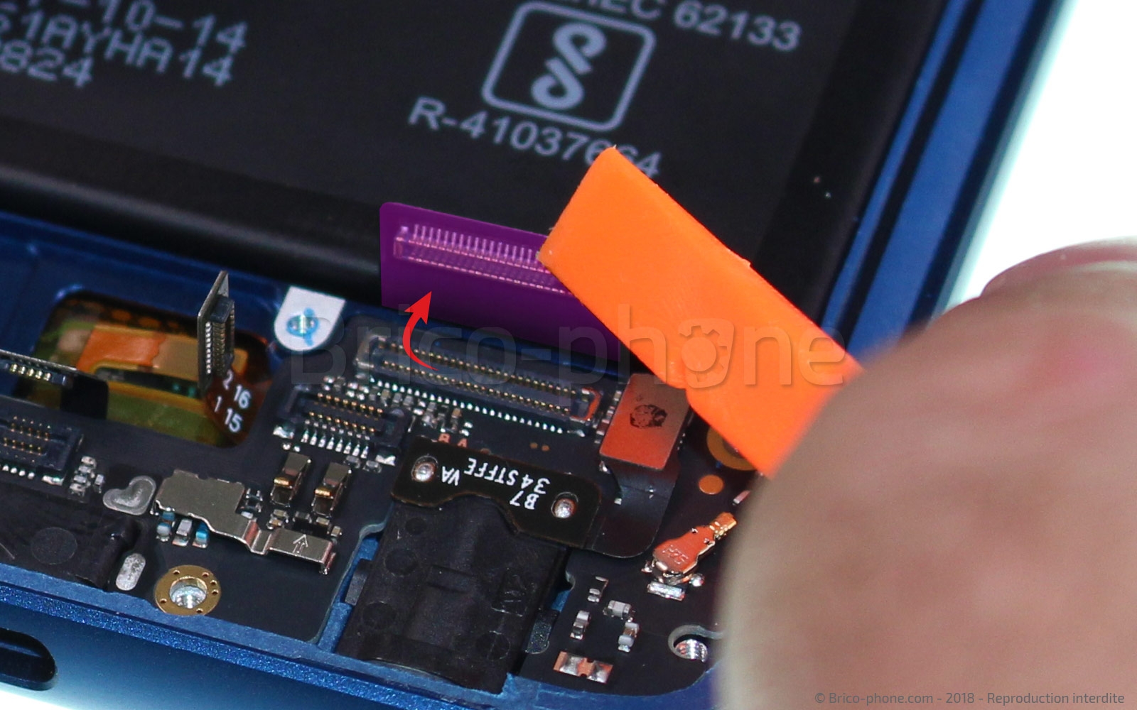 Changement du connecteur de charge sur Honor 9 photo 2