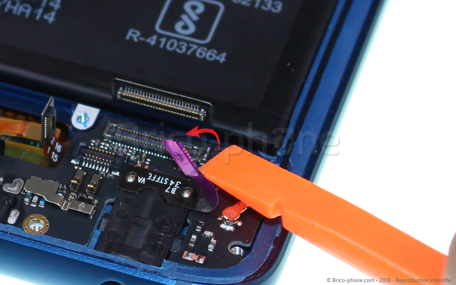 Changement du connecteur de charge sur Honor 9 photo 3