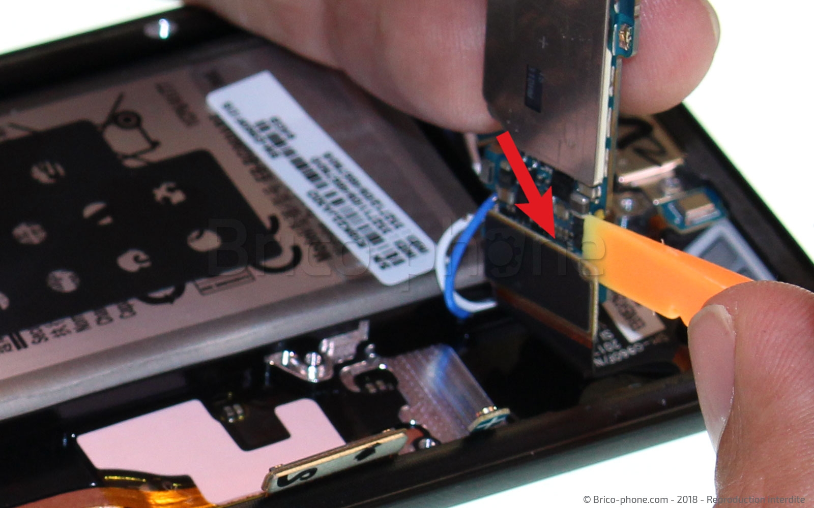 Changement d'écran (vitre+AMOLED) sur Galaxy S9 photo 3