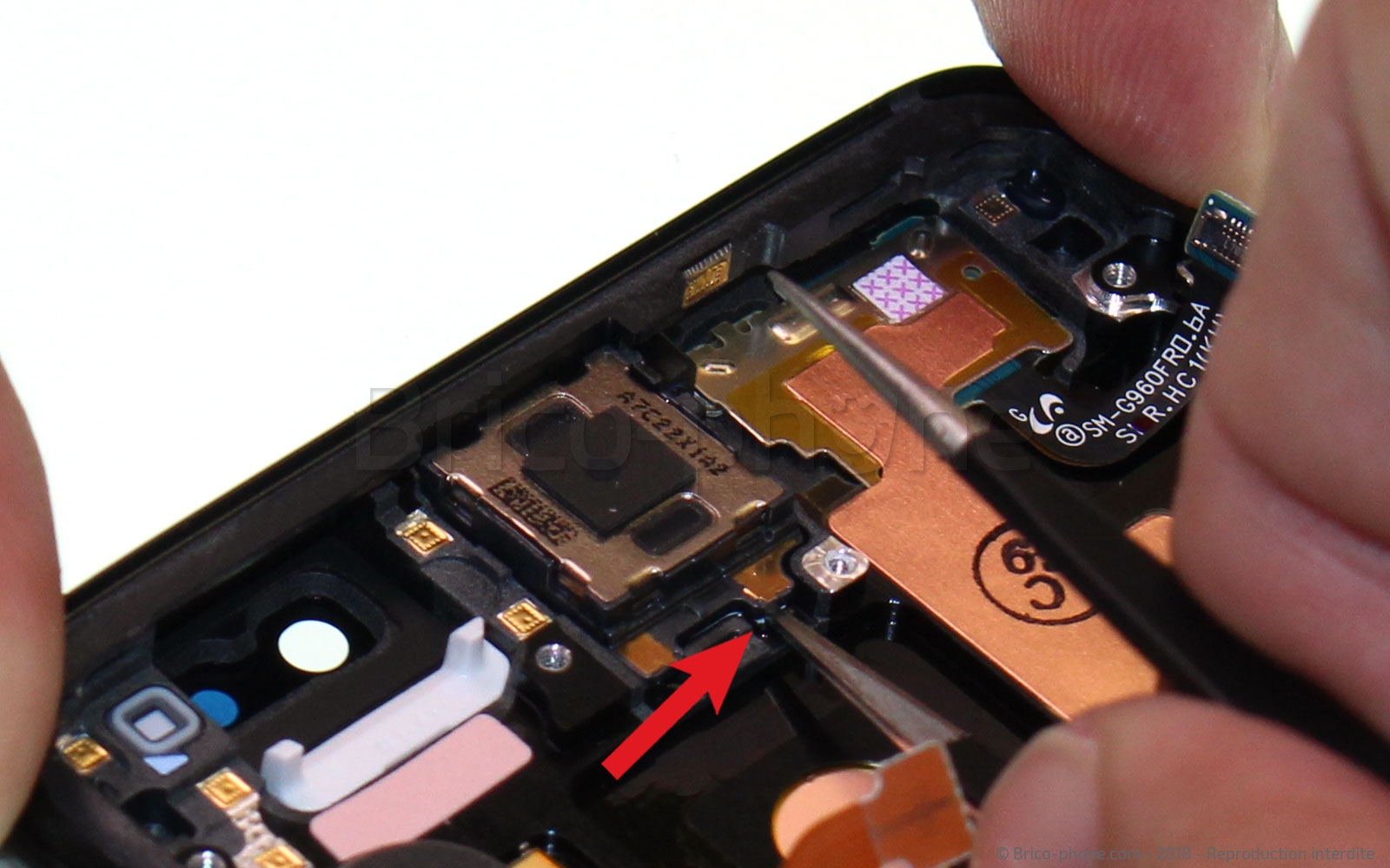 Changement d'écran (vitre+AMOLED) sur Galaxy S9 photo 1