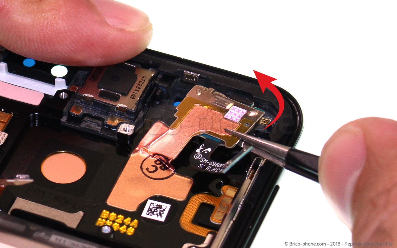 Changement d'écran (vitre+AMOLED) sur Galaxy S9 photo 2