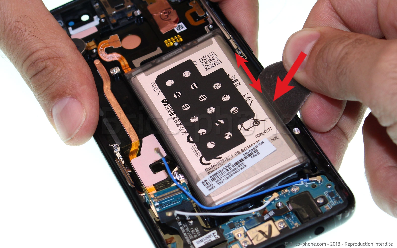 Changement d'écran (vitre+AMOLED) sur Galaxy S9 photo 1