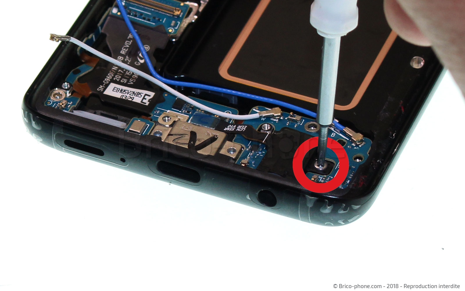 Changement d'écran (vitre+AMOLED) sur Galaxy S9 photo 1