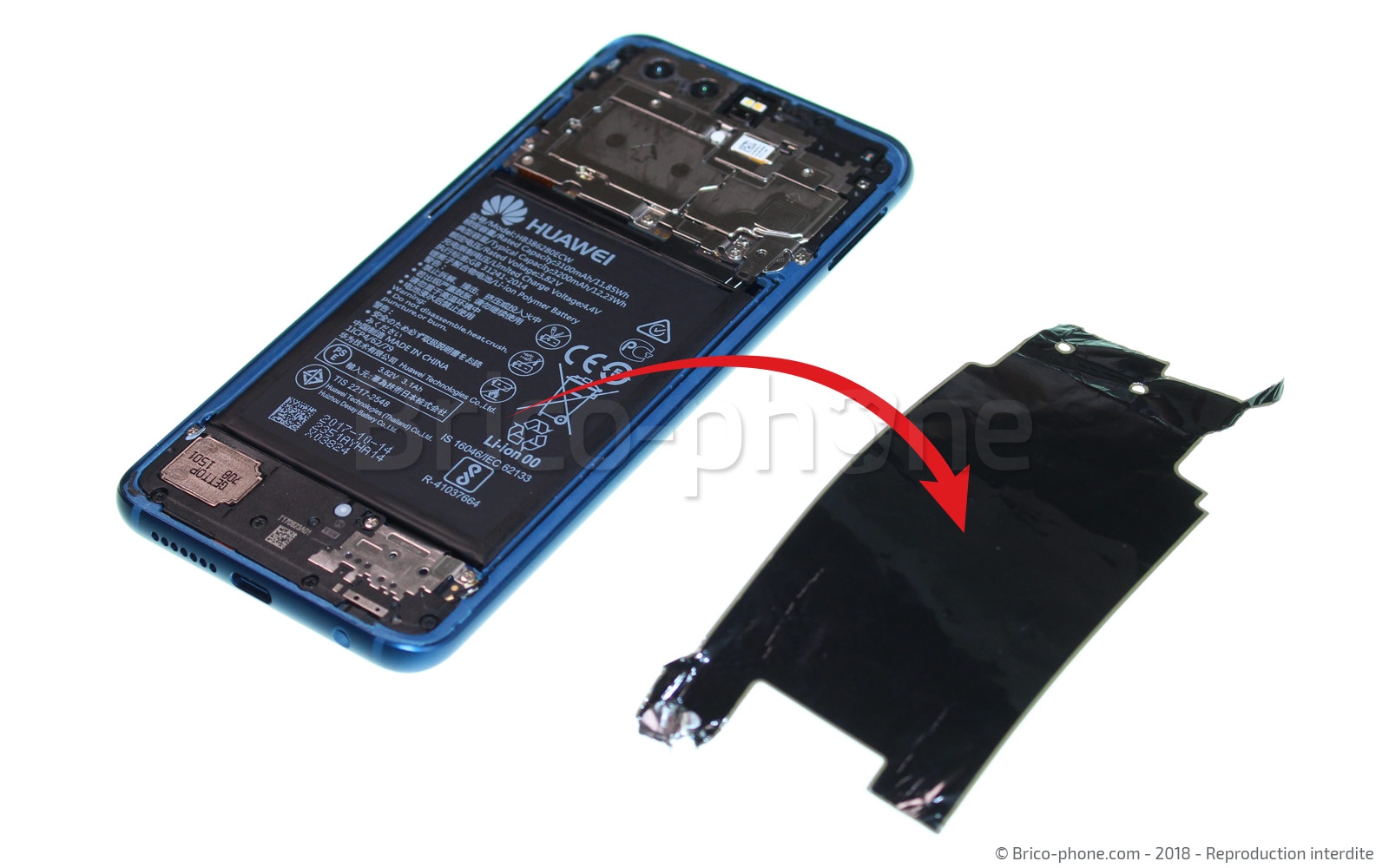 Démontage complet  sur Honor 9 photo 2