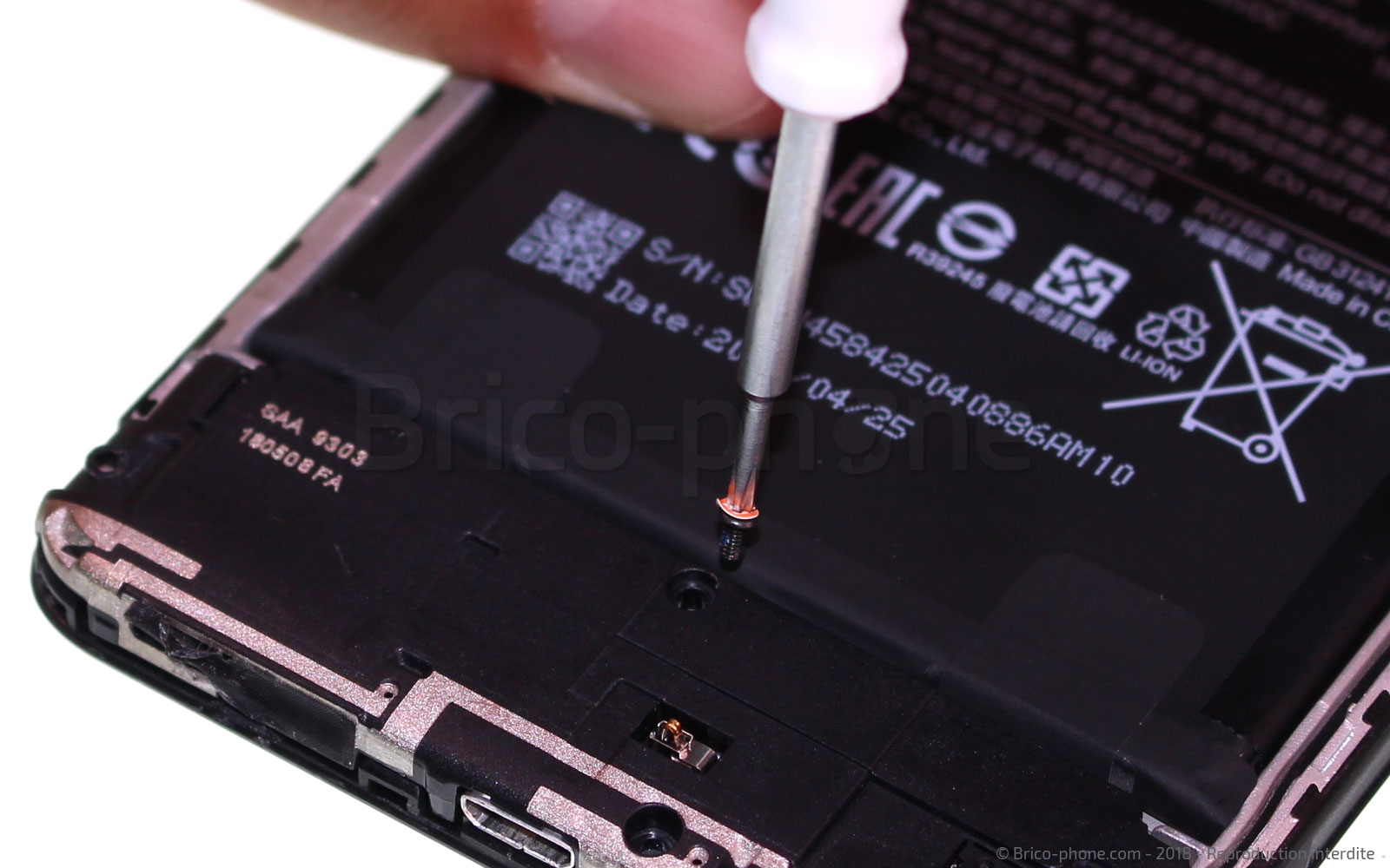 Changement de batterie sur Redmi Note 5 photo 2