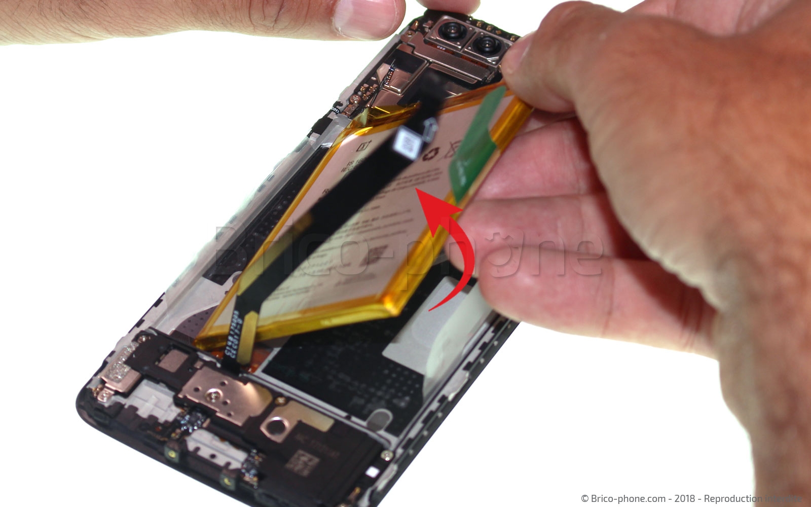 Changement de batterie sur OnePlus 5T photo 1