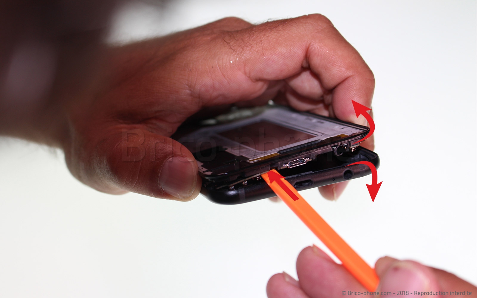 Changement de batterie sur Galaxy A6 2018 photo 1