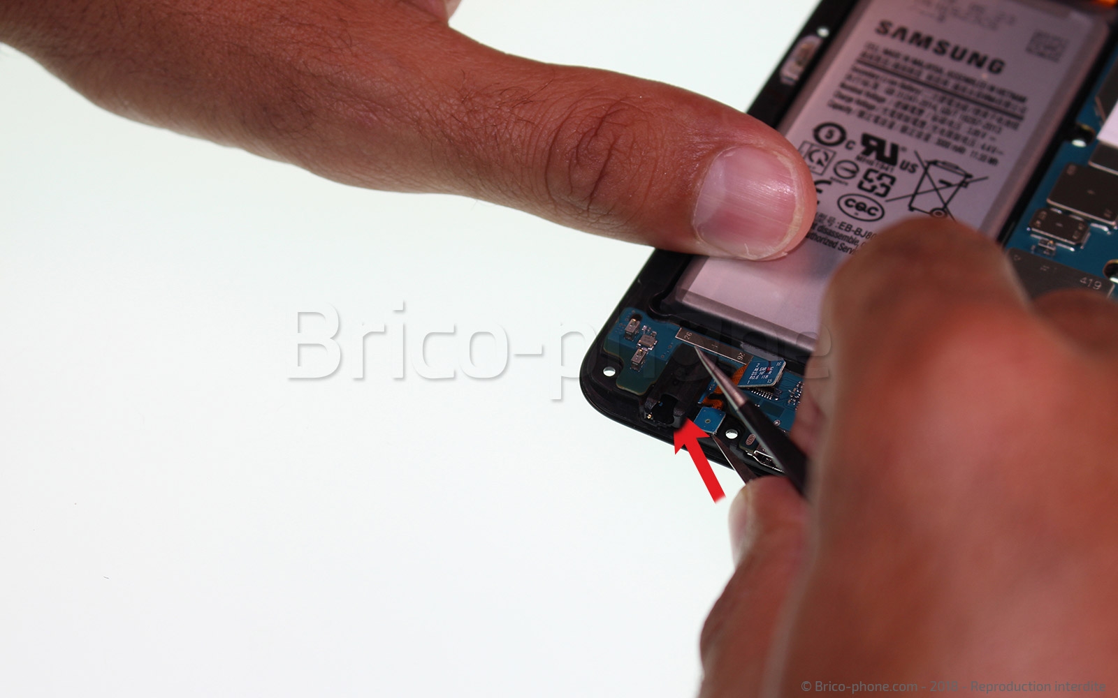 Démontage complet sur Galaxy A6 2018 photo 3