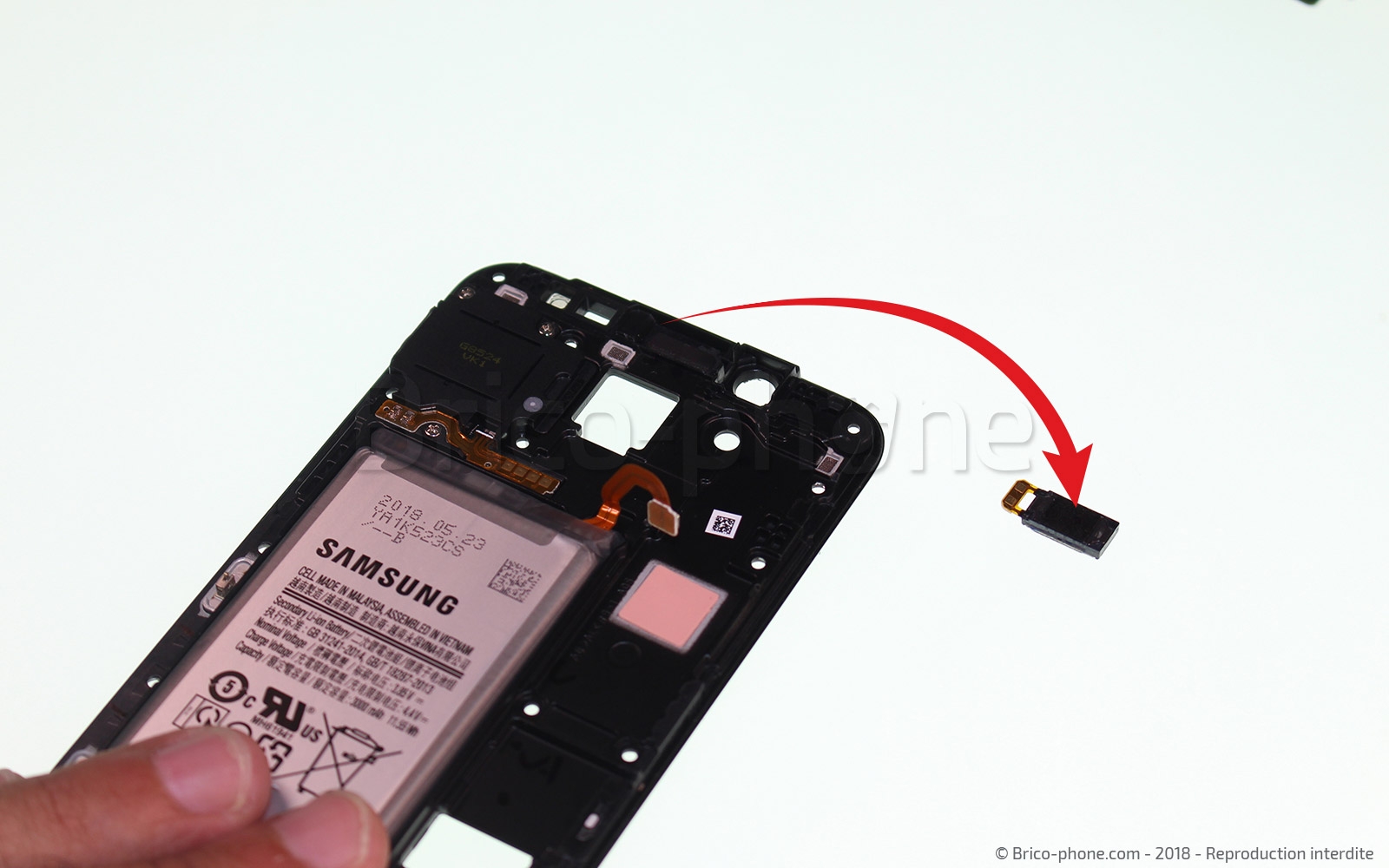 Démontage complet sur Galaxy A6 2018 photo 3